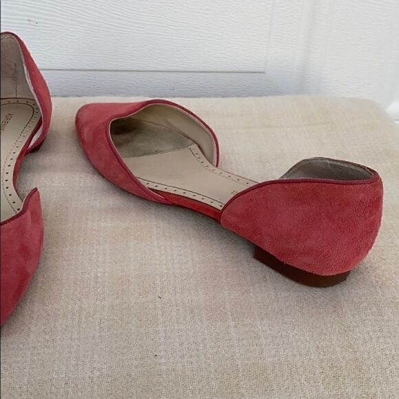 Adrienne Vittadadini Pink Suede Flats - Picture 4 of 8
